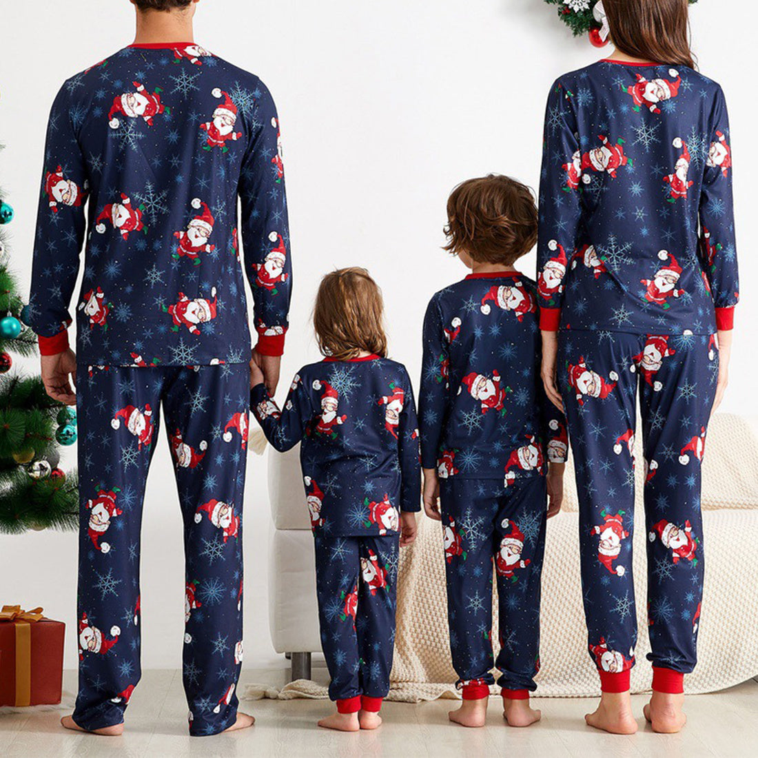 Christmas parent-child long sleeve suit