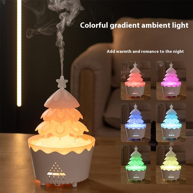 2024 New Design Essential Oil Aroma Diffuser Household Mute Small Remote Control Humidifier Suitable For Home Christmas Gift