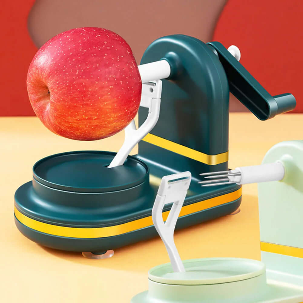 Apple Peeler Multifunction Rotary Fruit Peeler Manual Fruit Apple Peeler Machine with Cutting Apple Slicer Kitchen Gadgets Tools