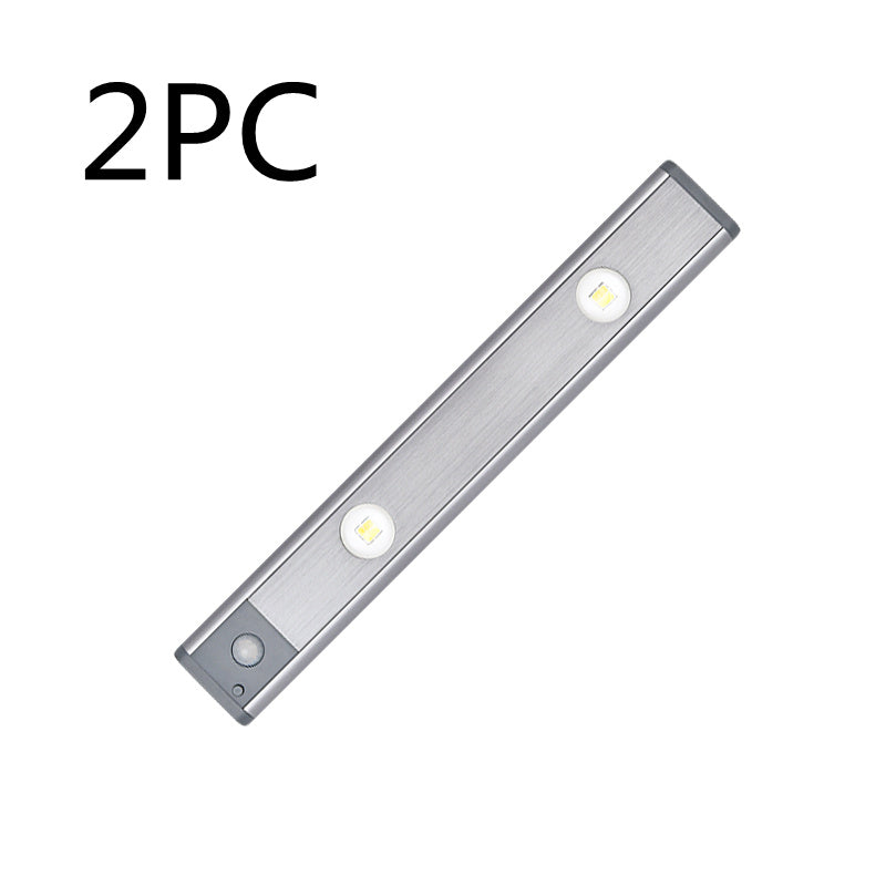 Motion Sensor Lamp Under The Cabinet Dimmable Cabinet Lamp Rechargeable Magnetic Suction Installation Kitchen Night Light Wardrobe Lamp