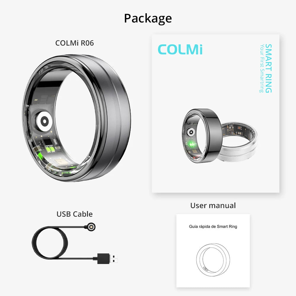 "COLMI R06 Smart Ring - Ultimate Health and Fitness Tracker for Men and Women"