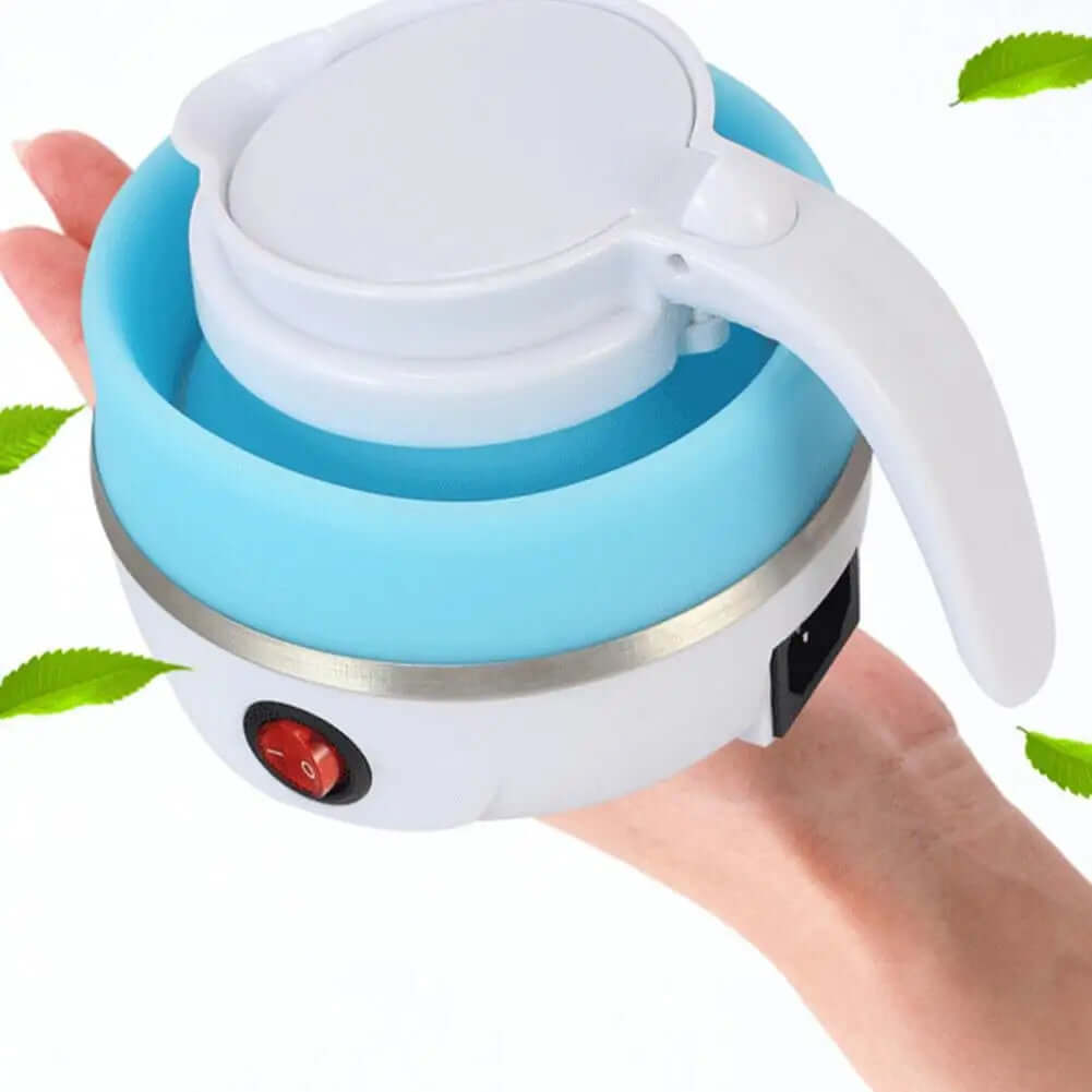 600ML Electric Kettle Coffee Pot Foldable Space-Saving Camping Home Travel Outdoor Heating Hot Water Tea Kettle Cup