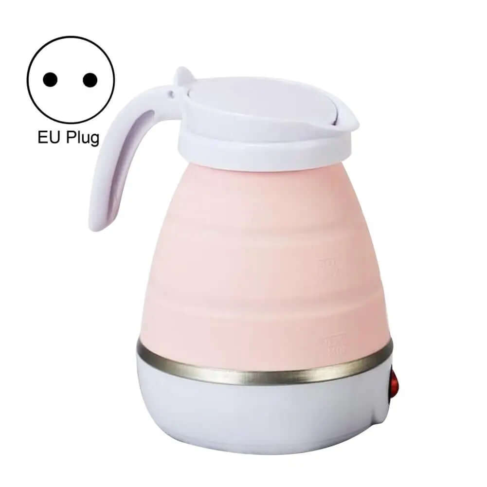 600ML Electric Kettle Coffee Pot Foldable Space-Saving Camping Home Travel Outdoor Heating Hot Water Tea Kettle Cup