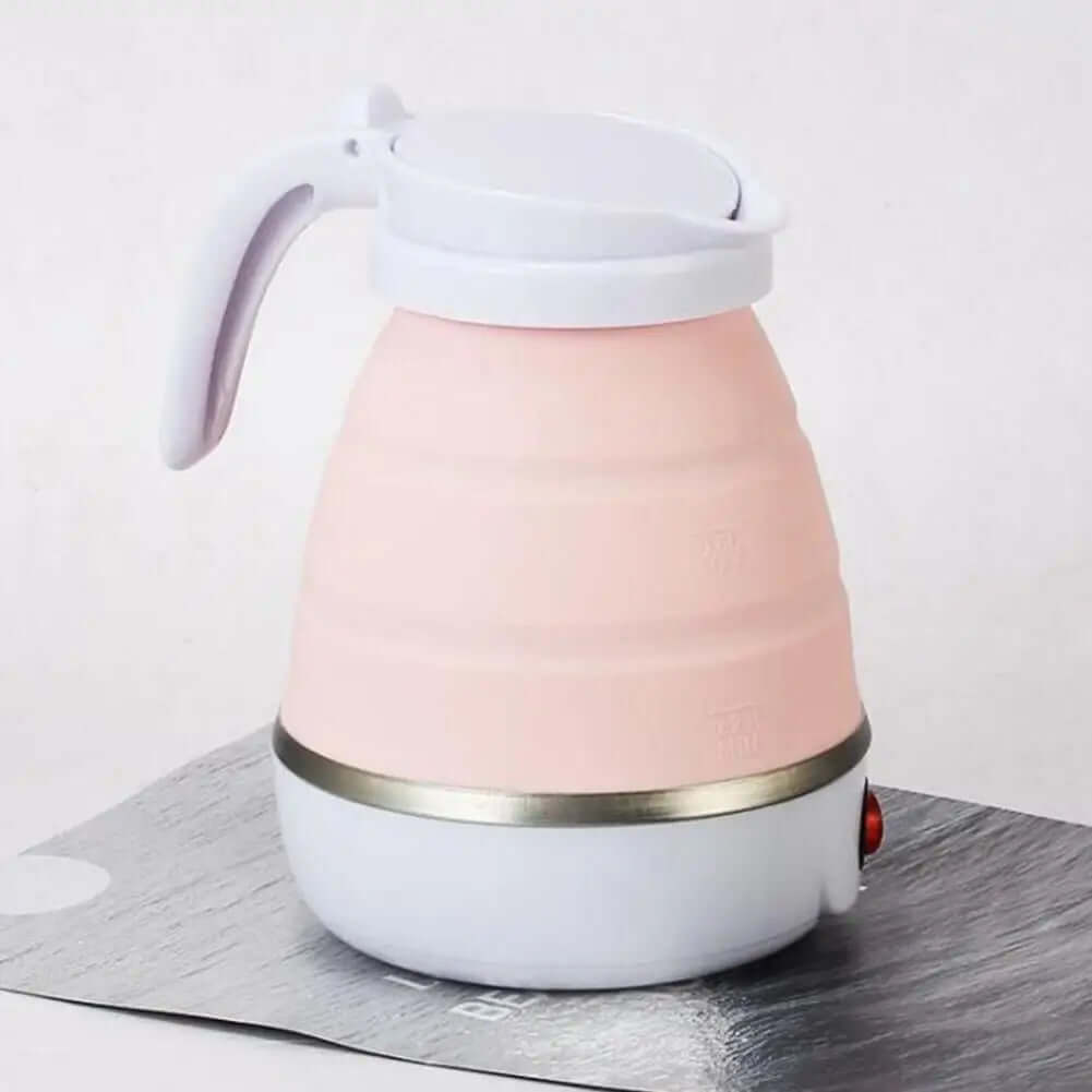 600ML Electric Kettle Coffee Pot Foldable Space-Saving Camping Home Travel Outdoor Heating Hot Water Tea Kettle Cup